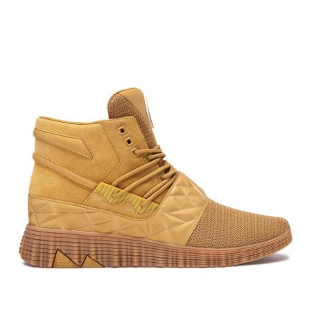 Supra Jagati Gul Høye Sneakers Dame [NO-5-M574]